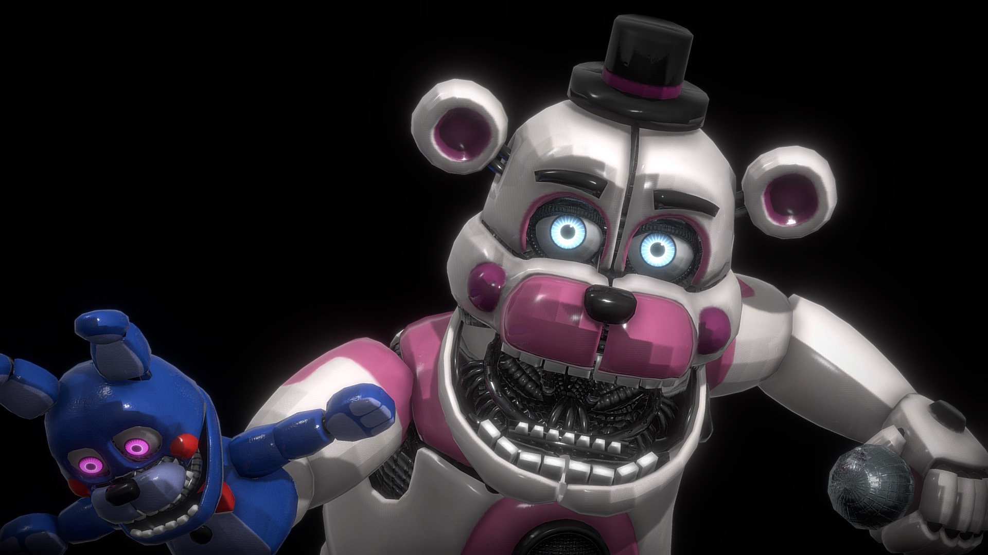 The energetic puppeteer of Circus Baby's Pizza World!

Rented out just for your very special day, Funtime Freddy is sure to bring in the crowds!
━━━━━━━━━━━━━━━━━━━━━━━━━━━━━━━━━━━━━━━━━━

Get FNaF AR: Special Delivery on Google Play and the App Store.




https://play.google.com/store/apps/details?id=com.illumix.fnafar&amp;hl=en_CA&amp;gl=US

https://apps.apple.com/us/app/five-nights-at-freddys-ar/id1473886685
 - Funtime Freddy - FNaF AR: Special Delivery - Download Free 3D model by Priorities 3d model