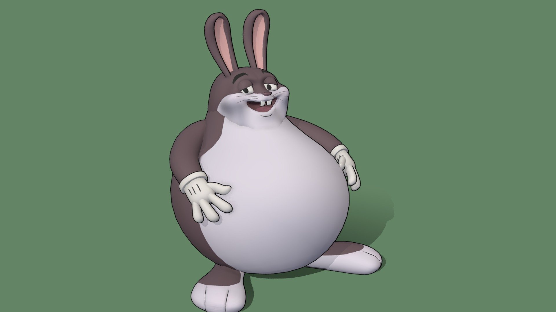 its big chungus

OMG PLEASE STOP LOOKING AT THIS MODEL IT COMES UP FIRST ON MY PAGE AAAAAAAAAAAAAAAAAAA - BIG CHUNGUS - Buy Royalty Free 3D model by bridgedpolys 3d model