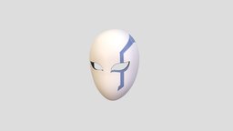 Prop071 Arthur Leywin Mask face, white, arthur, prop, fashion, party, masquerade, anonymous, accessory, print, head, mask, costume, hobby, cosplay, disguise, anime, clothing, leywin