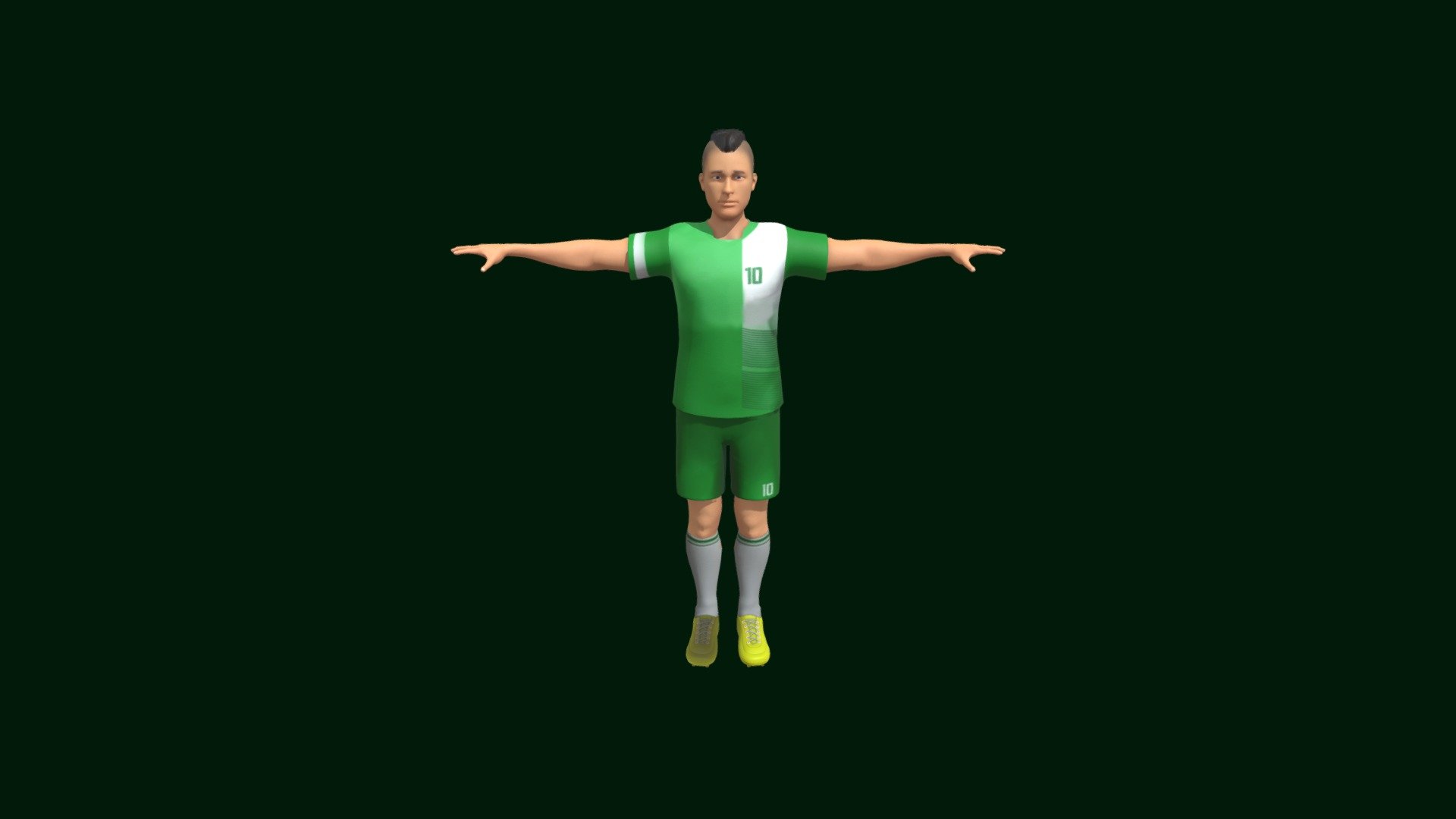 Soccer ball player with texture.
Model is in T-pose, you can easily use it for Gaming or for animation purpose as well.

Hope you Enjoy it!! - Soccer Game Player - Buy Royalty Free 3D model by Unicornanimo (@girisubhadip) 3d model