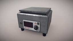 Sci-Fi Hot Plate plate, heat, prop, hot, vr, virtualreality, heating, science, game-ready, nanotechnology, game-asset, low-poly-model, virtual-reality, heating_element