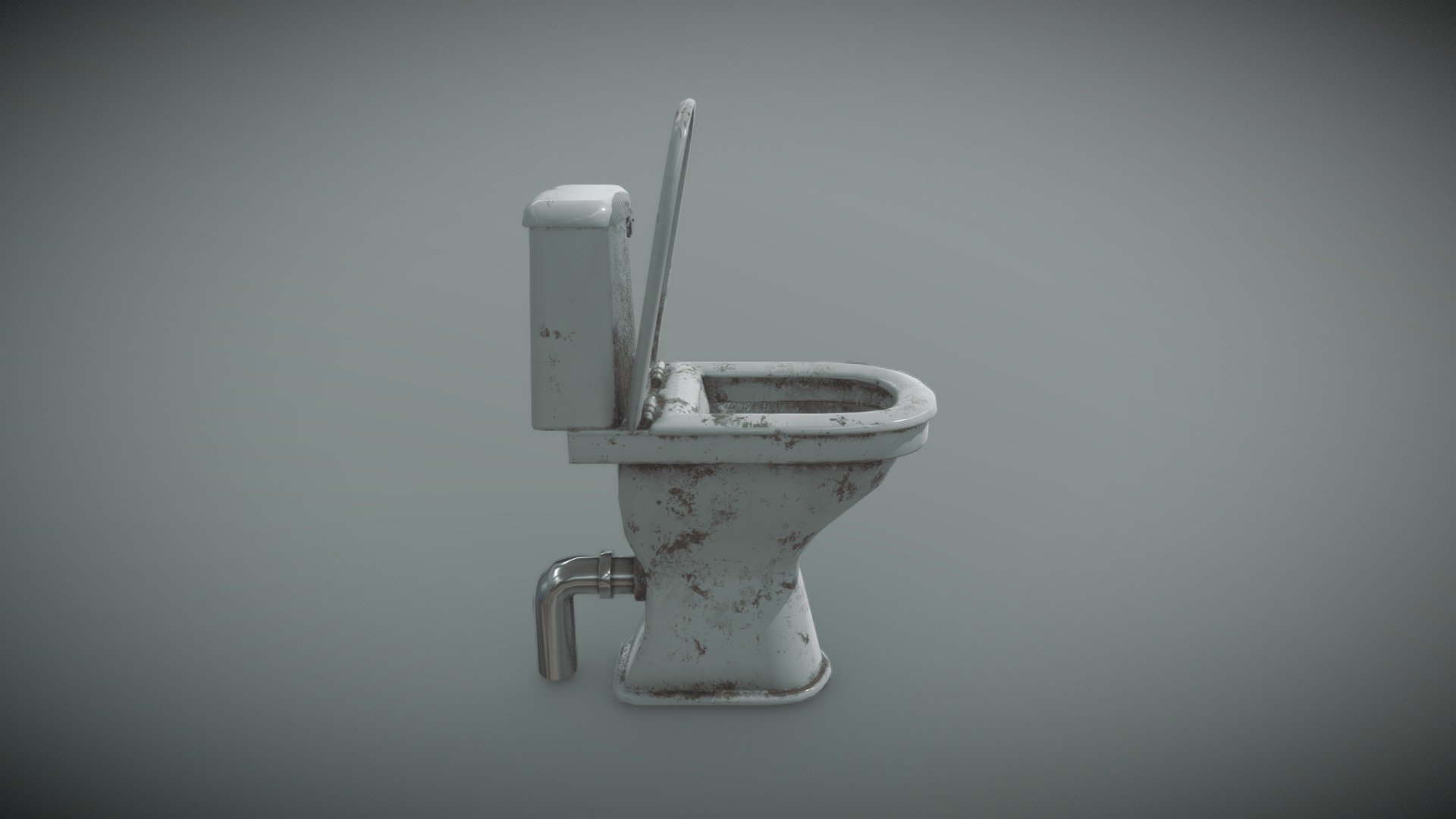 Old Toilet model.

This model is part of the pack that can be found on the AssetStore: https://bit.ly/2zBN8ZM - Old Toilet - 3D model by Rukas (@rukas-skirkevicius) 3d model