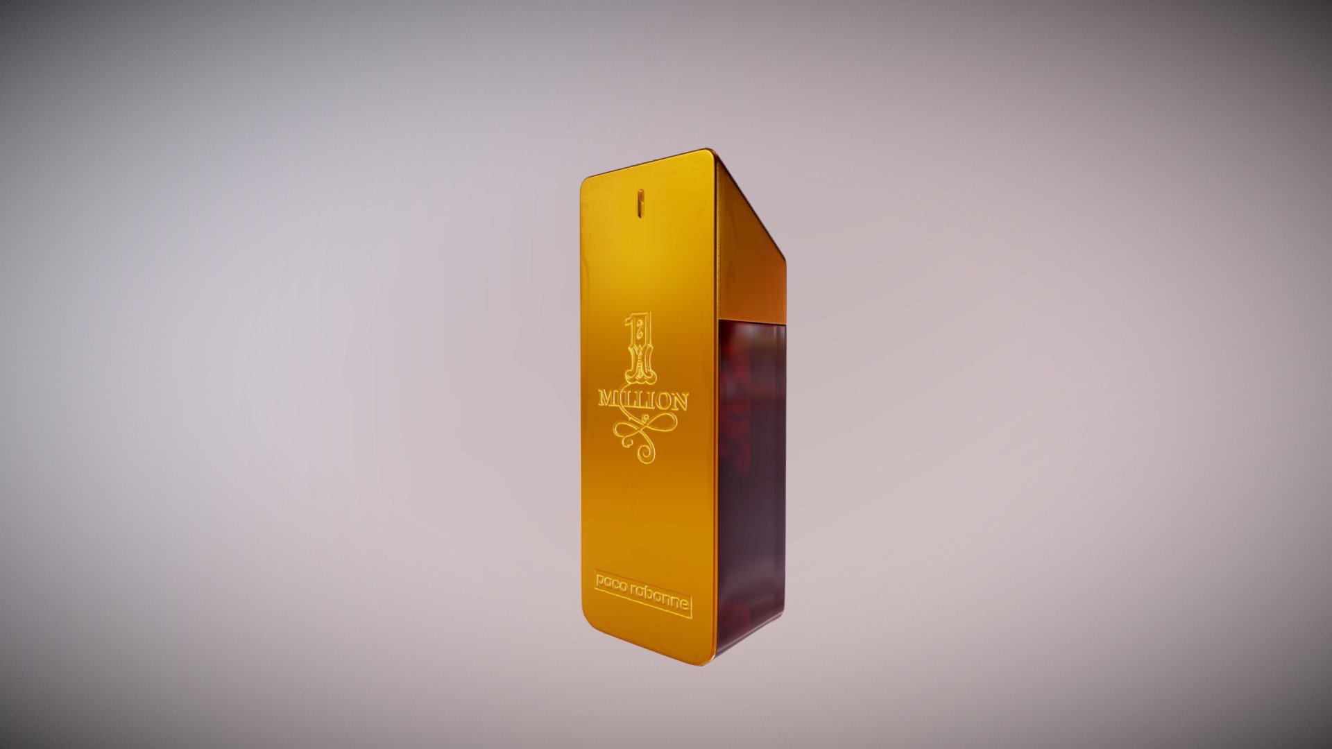 Paco Rabanne 1 Million version with .blend file.
Textures with normal also attached 3d model
