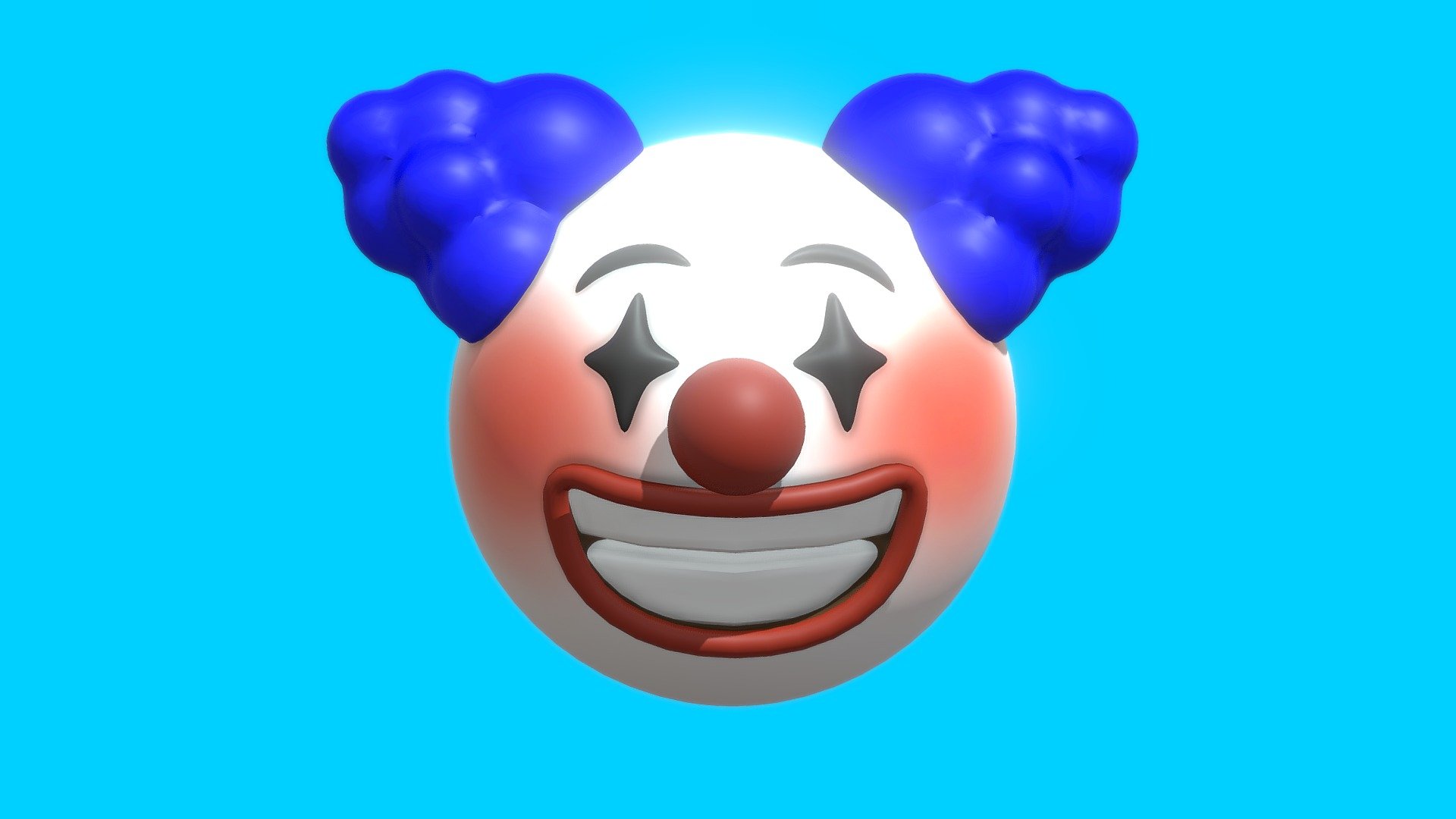 Clown Circus Emoticon Emoji or Smiley 3D Model Made in Blender 4.0

This model does include a TEXTURE, DIFFUSE, and ROUGHNESS MAP, and Exported Extension FBX, OBJ, DAE, GLTF and STL format but if you want to change the color you can change it in the blend file, just use the principled bsdf and play with the rough and base color parameter

in the blender file i just included the Model with the Subdivide Modifier and Base Material but Different UV Map - Clown Circus Emoticon Emoji or Smiley - Buy Royalty Free 3D model by pakyucangkun 3d model
