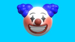Clown Circus Emoticon Emoji or Smiley