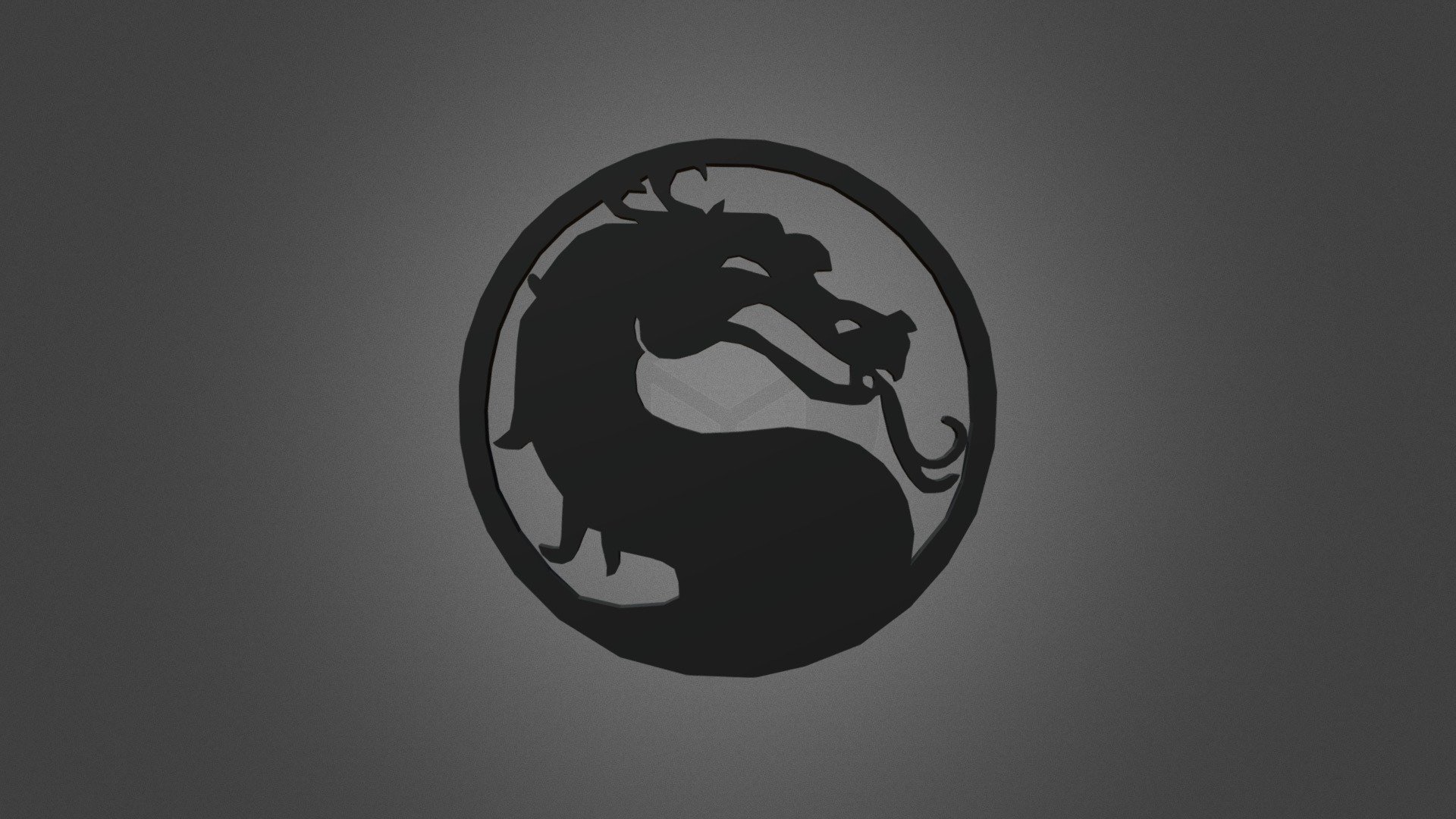 Mortal Kombat Logo - Mortal Kombat Logo - 3D model by skb.rmn.cod3r 3d model
