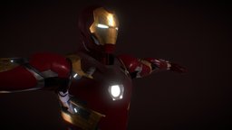 Iron Man Mark46 Rigged
