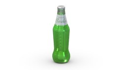 Soda Drink Bottle 06 Low Poly PBR Realistic