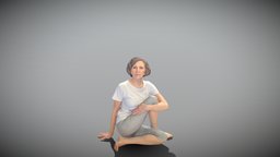Mature woman sitting on floor 451 buddha, archviz, scanning, people, pose, sitting, standing, fashion, sports, fitness, gym, exercise, lotus, training, woman, beautiful, yoga, realism, middle-age, workout, sporty, meditation, tracksuit, middle-aged, mature, sportswear, stretching, gymnastic, photoscan, realitycapture, photogrammetry, lowpoly, scan, female, sport, highpoly, , yogapants, exercising, "scanpeople", "deep3dstudio", "workingout"