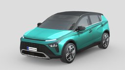 Hyundai Bayon 2022 modern, vehicles, cars, suv, hyundai, crossover, bayon, low-poly, vehicle, lowpoly, low, poly, futuristic, car, 2022, modern-car, hyundai-bayon