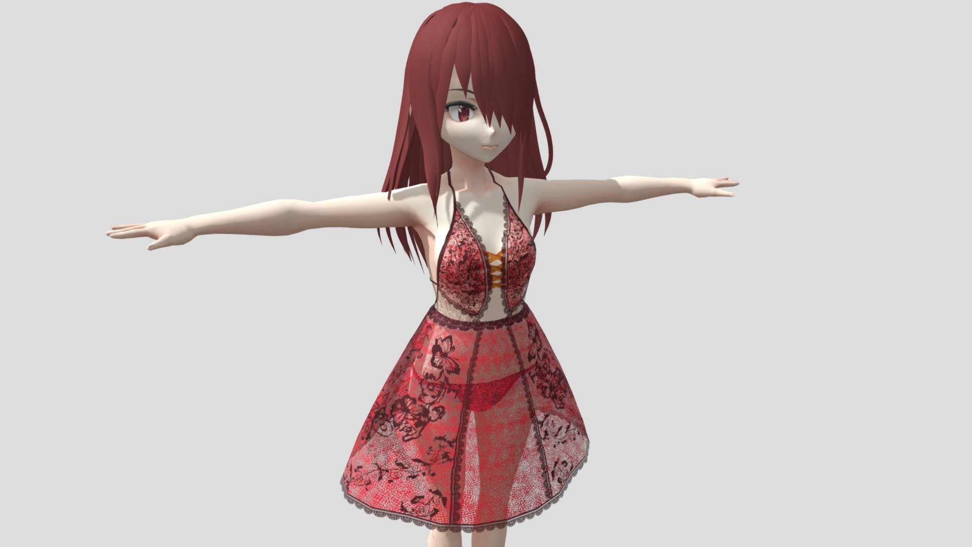 Model preview



This character model belongs to Japanese anime style, all models has been converted into fbx file using blender, users can add their favorite animations on mixamo website, then apply to unity versions above 2019



Character : Code : Bloodthirsty

Verts:22344

Tris:31102

Fifteen textures for the character



This package contains VRM files, which can make the character module more refined, please refer to the manual for details



▶Commercial use allowed

▶Forbid secondary sales



Welcome add my website to credit :

Sketchfab

Pixiv

VRoidHub
 - 【Anime Character】Bloodthirsty (Dress/Unity 3D) - Buy Royalty Free 3D model by 3D動漫風角色屋 / 3D Anime Character Store (@alex94i60) 3d model