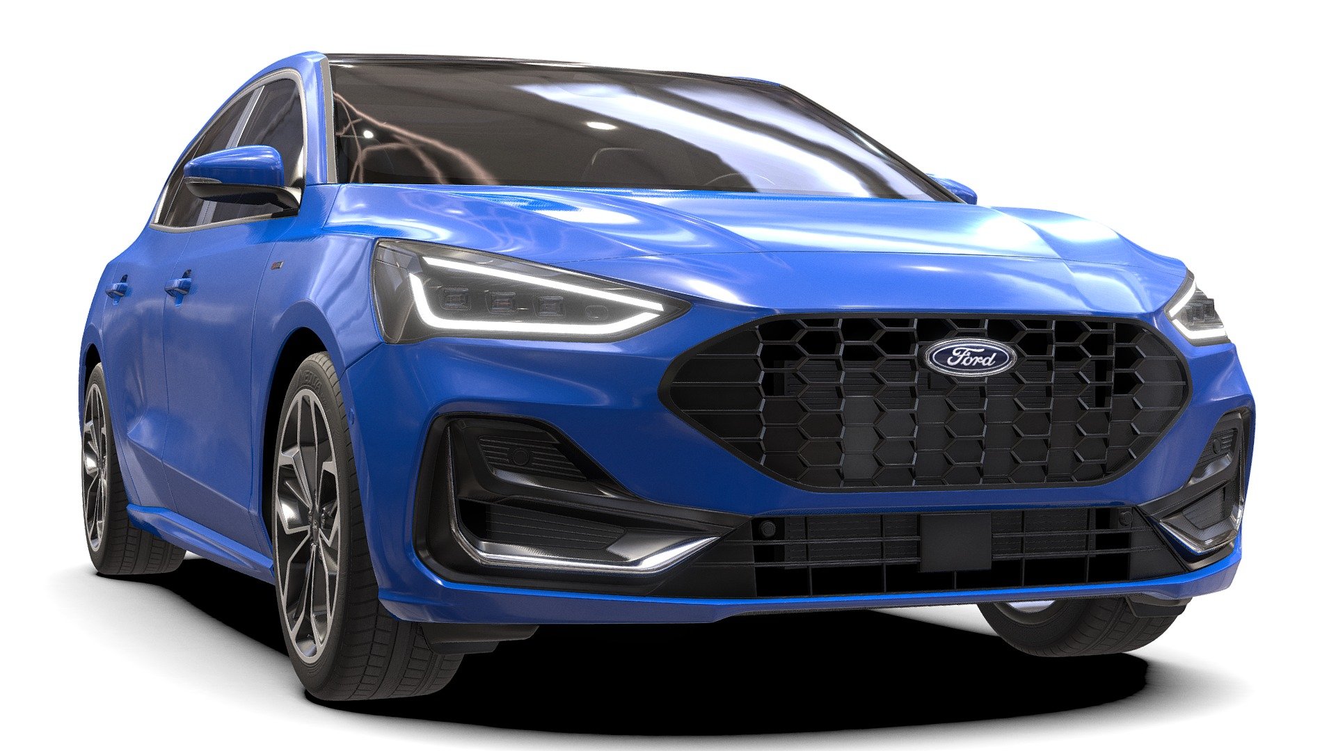 Ford Focus 2022 - 3D model by autoactiva 3d model