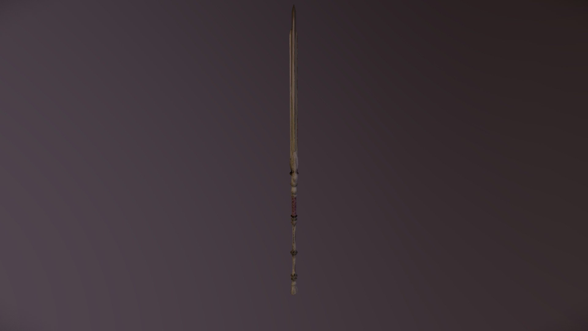 A model I completed and textured last year for class as part of a style match project. This is a boss weapon wielded by The Nameless King in Dark Souls3 and is thus far my favorite weapon of the entire Dark Souls series 3d model