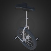 Unicycle ray, unicycle, cycle, max, mental, 3ds