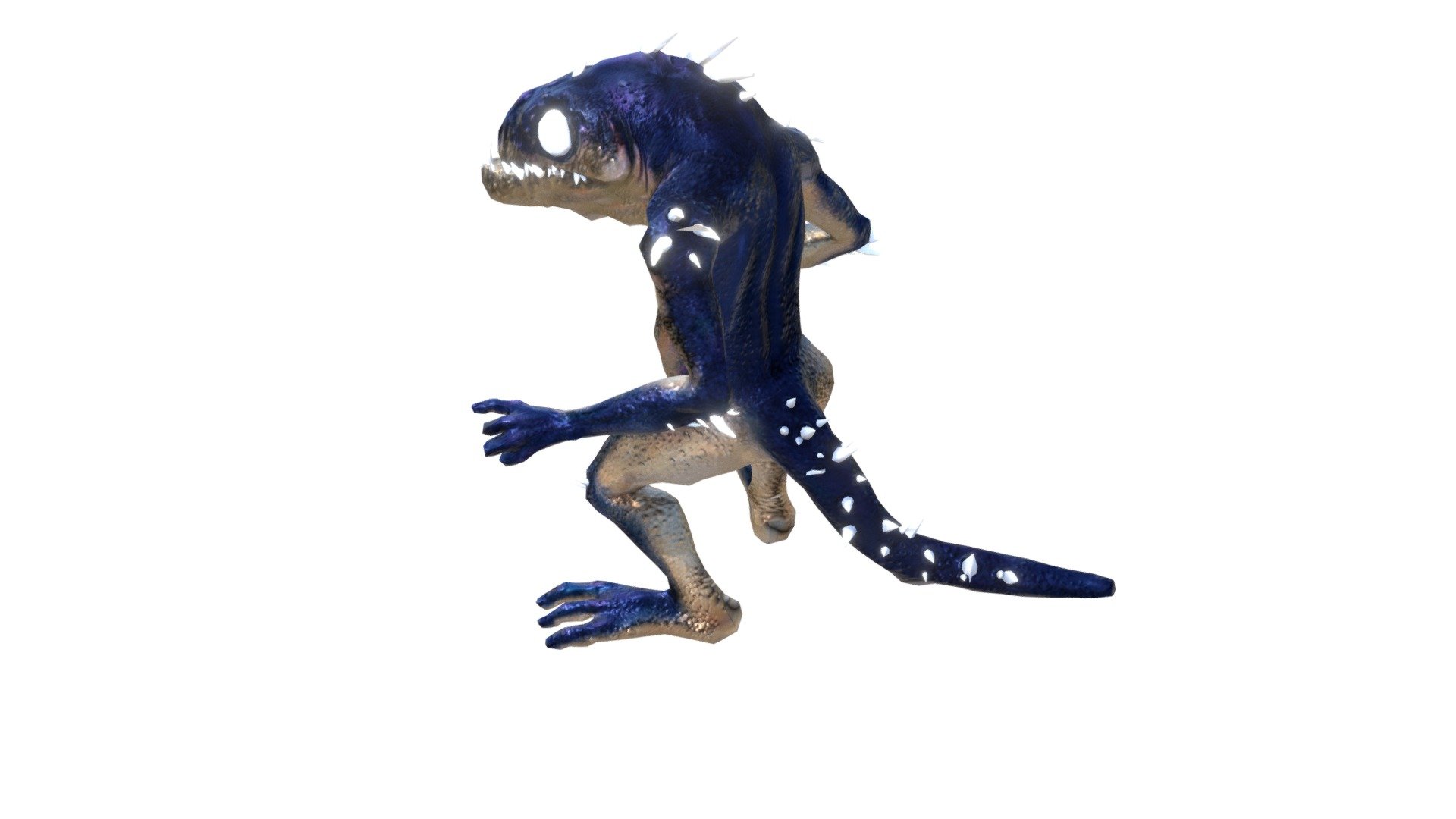 my first character - Creeppy frog - Download Free 3D model by Vitaly Savitskiy (@vitalysavitskiy) 3d model