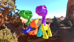 PUZZLE 3D DINOS PRINTABLES puzzle, dinosaurus, printable-3d, dinosaur, kids-toys