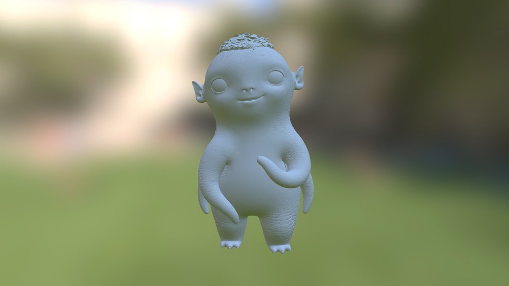 The character in the movie . Sooooooo cute! - Huba the Monster <Monster Hunt> - 3D model by FacFox (@michaeledi) 3d model