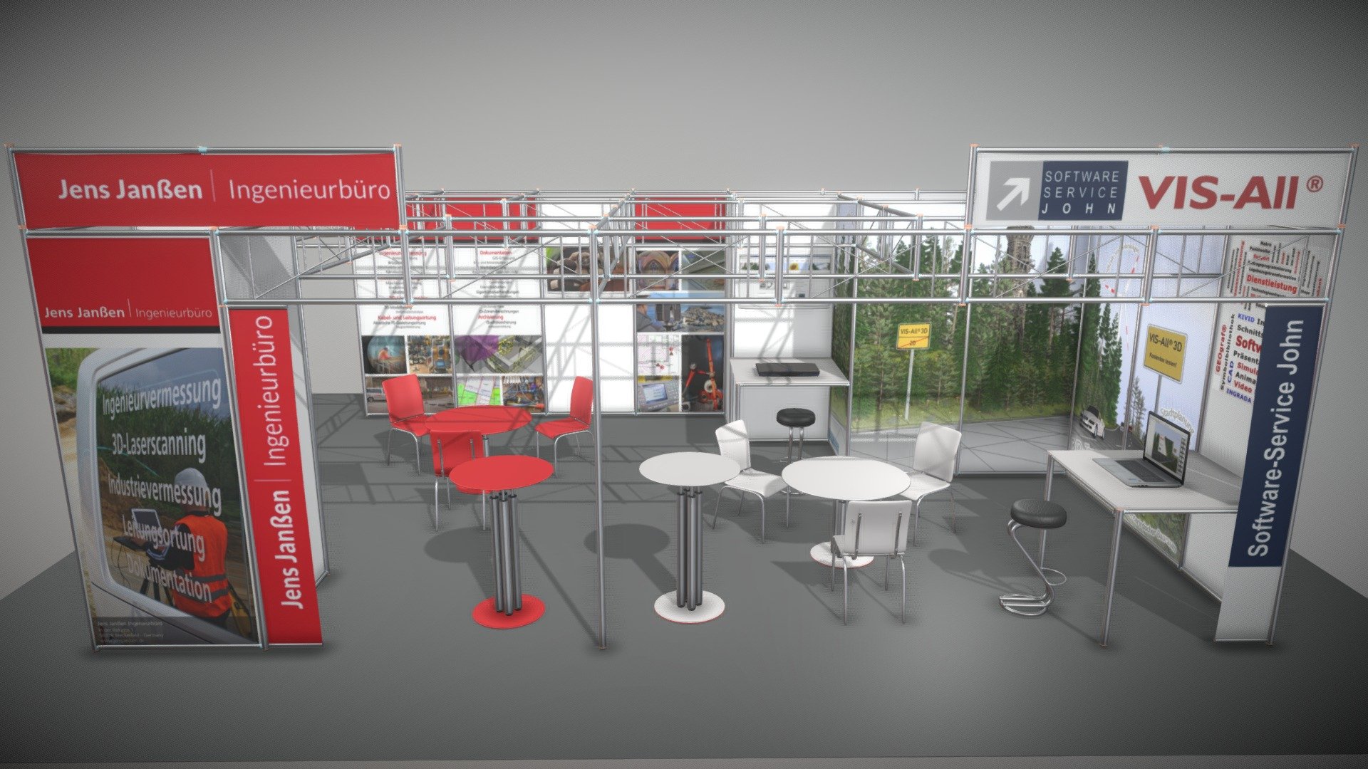 Planung Intergeo Messestand 2018 (Version 3) - Planung Intergeo Messestand 2018 (Version 3) - 3D model by VIS-All-3D (@VIS-All) 3d model