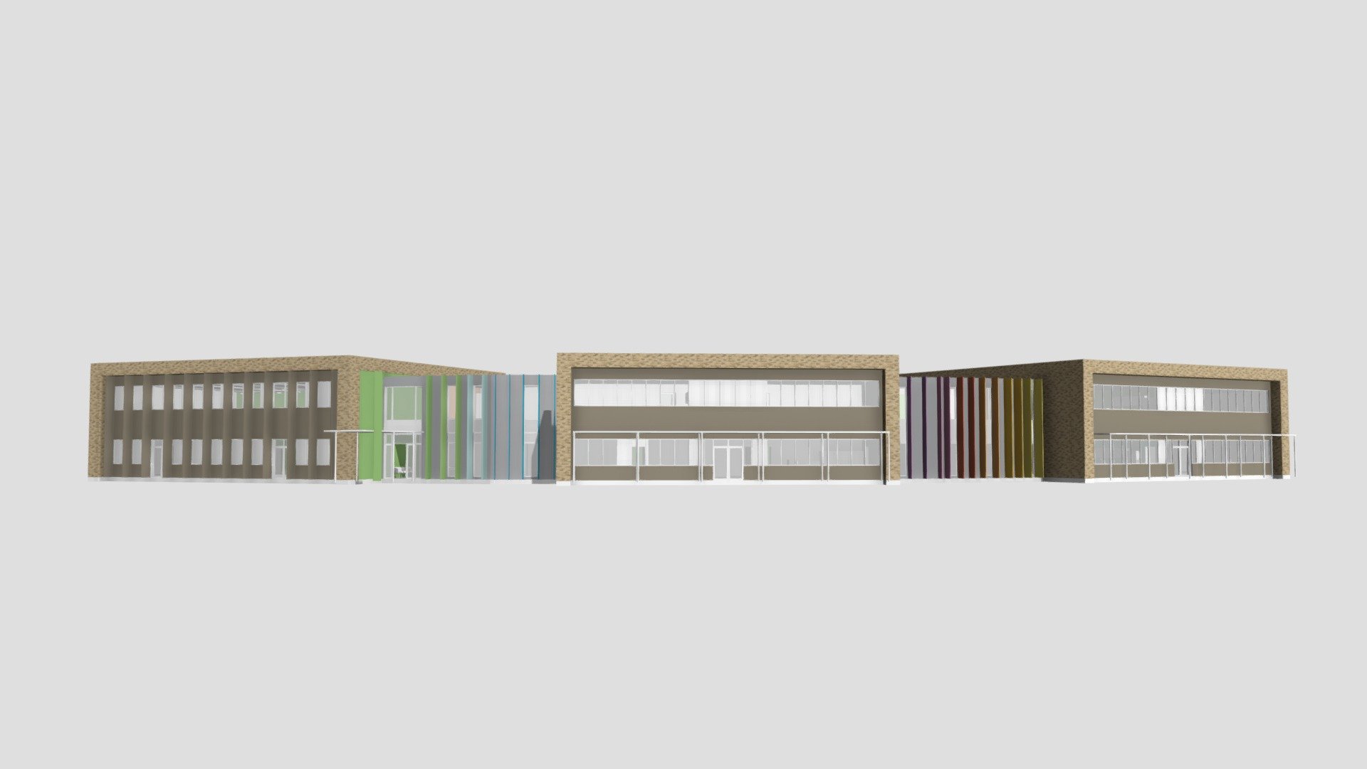 332 003 New Primary School - 3D model by Sense of Space Architects (@senseofspace) 3d model
