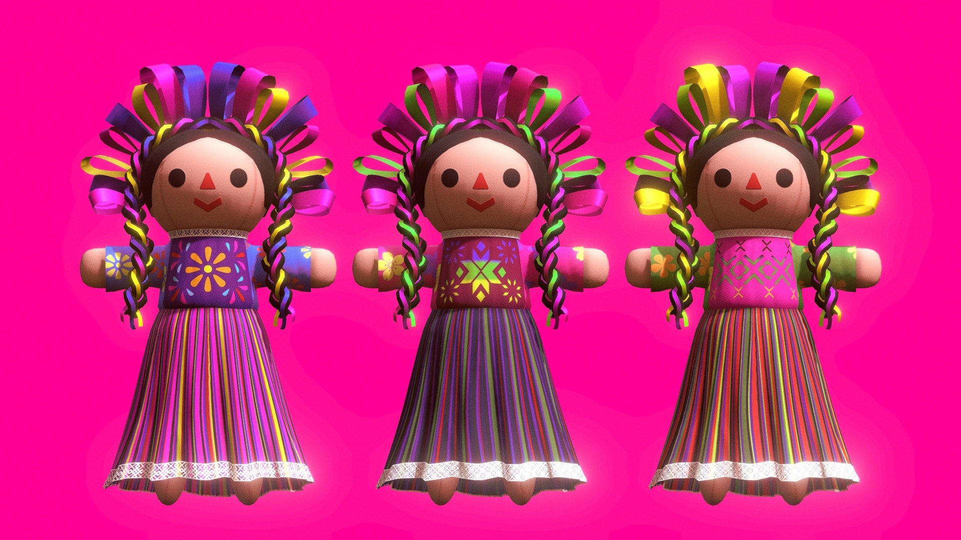 If you post your work on instagram please tag me, I want to see how you use my 3d models. https://linktr.ee/leoisidro ༼ つ ◕_◕ ༽ つ - LELE DOLL / MUÑECA LELE - Buy Royalty Free 3D model by Leo Isidro (@leo.isidro3) 3d model