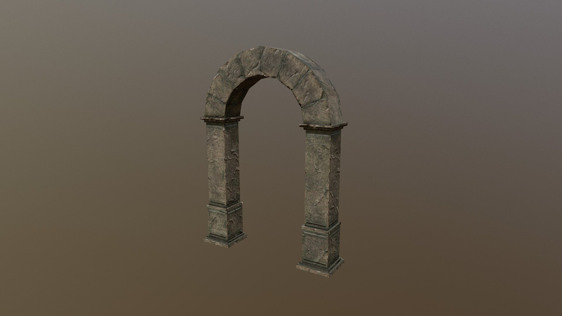 Ancient Ruins Optimized - Arch Low Poly - Ancient Ruins Optimized - Arch Low Poly - Buy Royalty Free 3D model by Handrews3D 3d model
