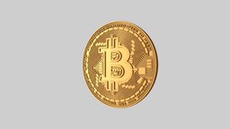 Bitcoin 3D Model coin, bitcoin, coins, crypto, 3dcoin, cryptocurrency, 3dmodel, bitcoincash, 3dcoins, bitcoingold
