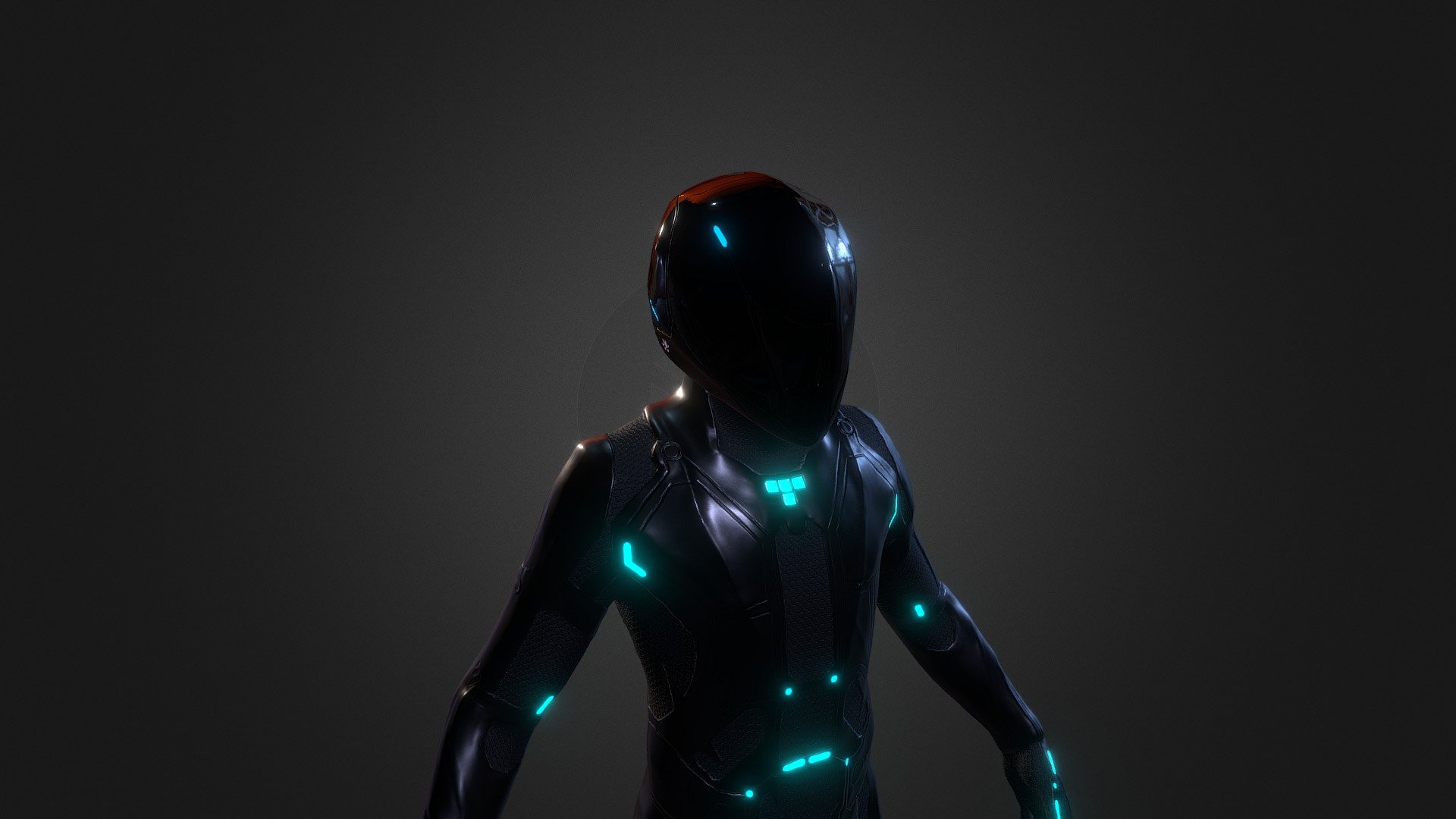 Hi There!! This is a 3d model made by me in Zbrush, texturized in Substance Painter, rigged in Mixamo and modified in 3ds max for the poses , I hope you like it - Tron-Tron:Legacy - 3D model by Pierri Studios (@PierriStudios) 3d model