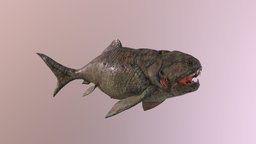 Dunkleosteus terelli Swim fish, extinct, paleoart, dunkleosteus, dinosaur