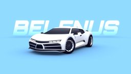 ARCADE: "Belenus" Hypercar white, pack, fast, supercar, hypercar, ultimate, vehicle, racing