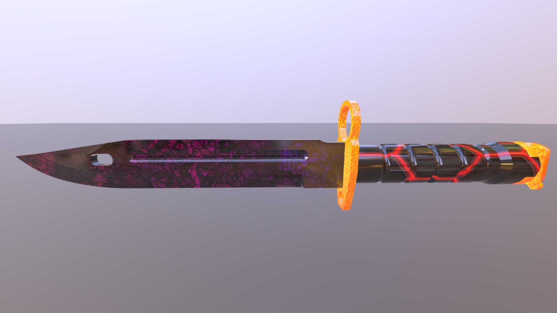 **I am new in making skins for CS GO, So help me if you can,thank you :) All my work is unique and original. 
Workshop link : https://steamcommunity.com/sharedfiles/filedetails/?id=1610749831

Copyright,all rights reserved. ** - Bayonet_Oragon - 3D model by Skubidubi (@Aleksandar.Ostrogonac) 3d model