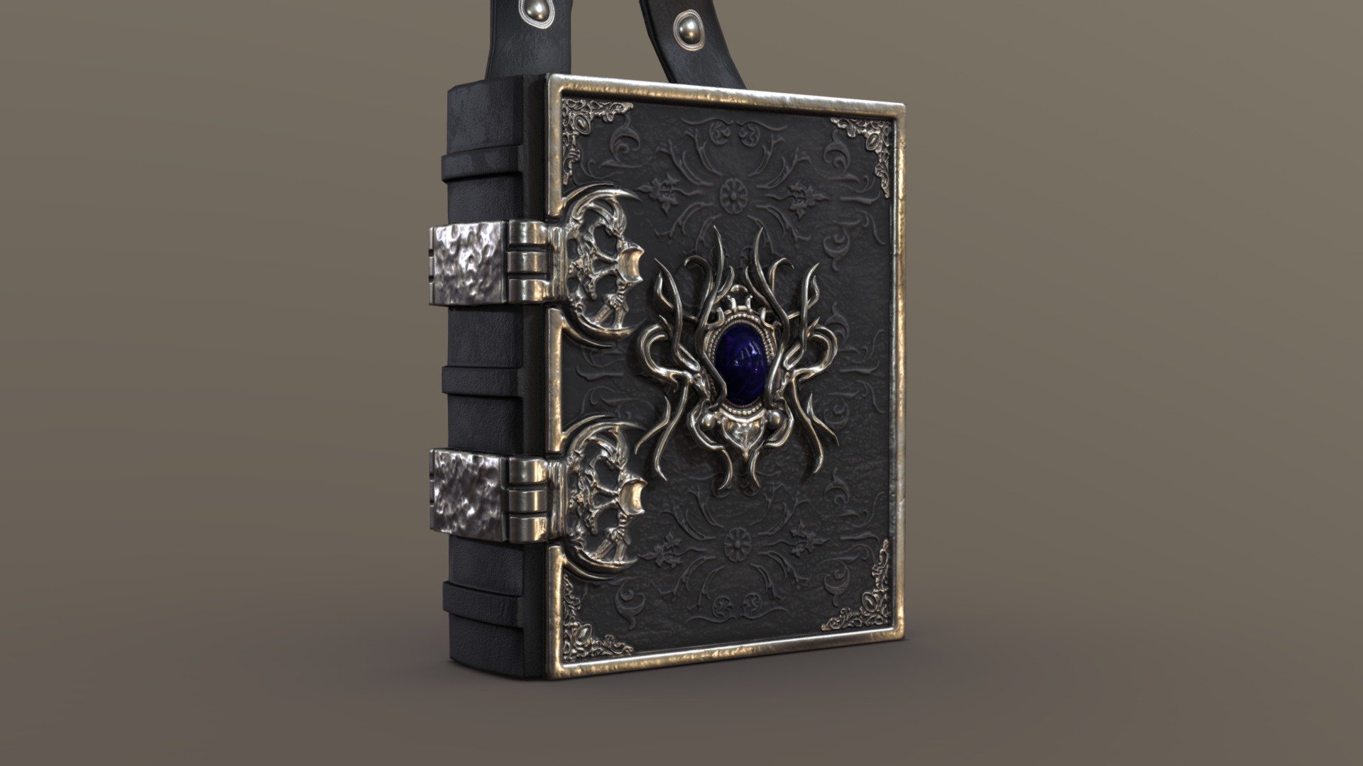 Belt book for character I made for a game “King’s Bounty II”

PBR - Metal/Rough 2К - King'sBountyII- Human Belt Black Magic Book - 3D model by DaedalusSystem 3d model