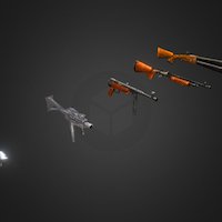 Cartoon Weapons 1 weaponlowpoly, weapon, low-poly, cartoon, lowpoly