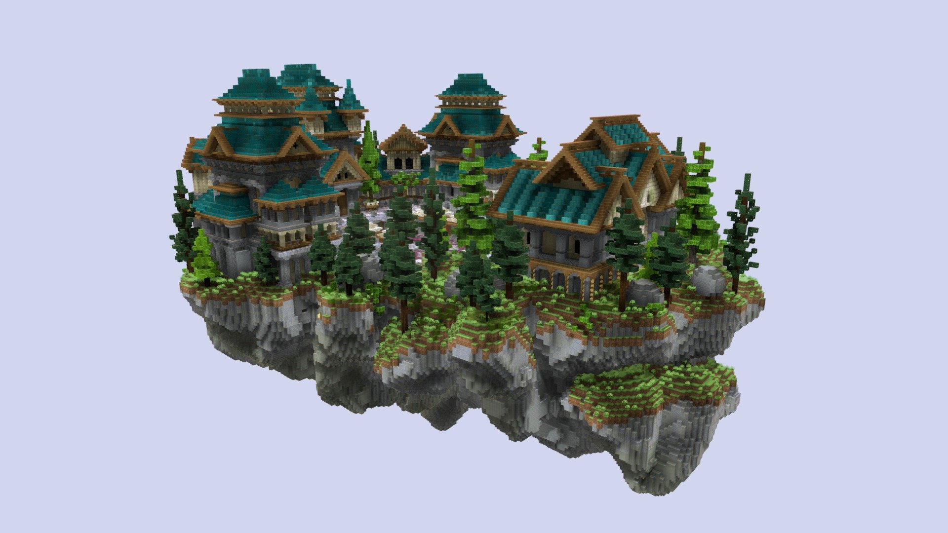 Perfect use as a faction spawn or like a lobby, hub and spawn             

If you like it, feel free browse all our products :)

Includes:
∎ Place for statistics + leaderboard         

∎ Places for 3 NPCs (can be managed by you)         

∎ Pond
∎ Spruce trees         

∎ Nice buildings         

∎ Few structures         

∎ Spawn Point         

and so much more..

You will get: .schematic and world

 - Lobby - Little lobby | 180x150 - Buy Royalty Free 3D model by BreadBuilds 3d model