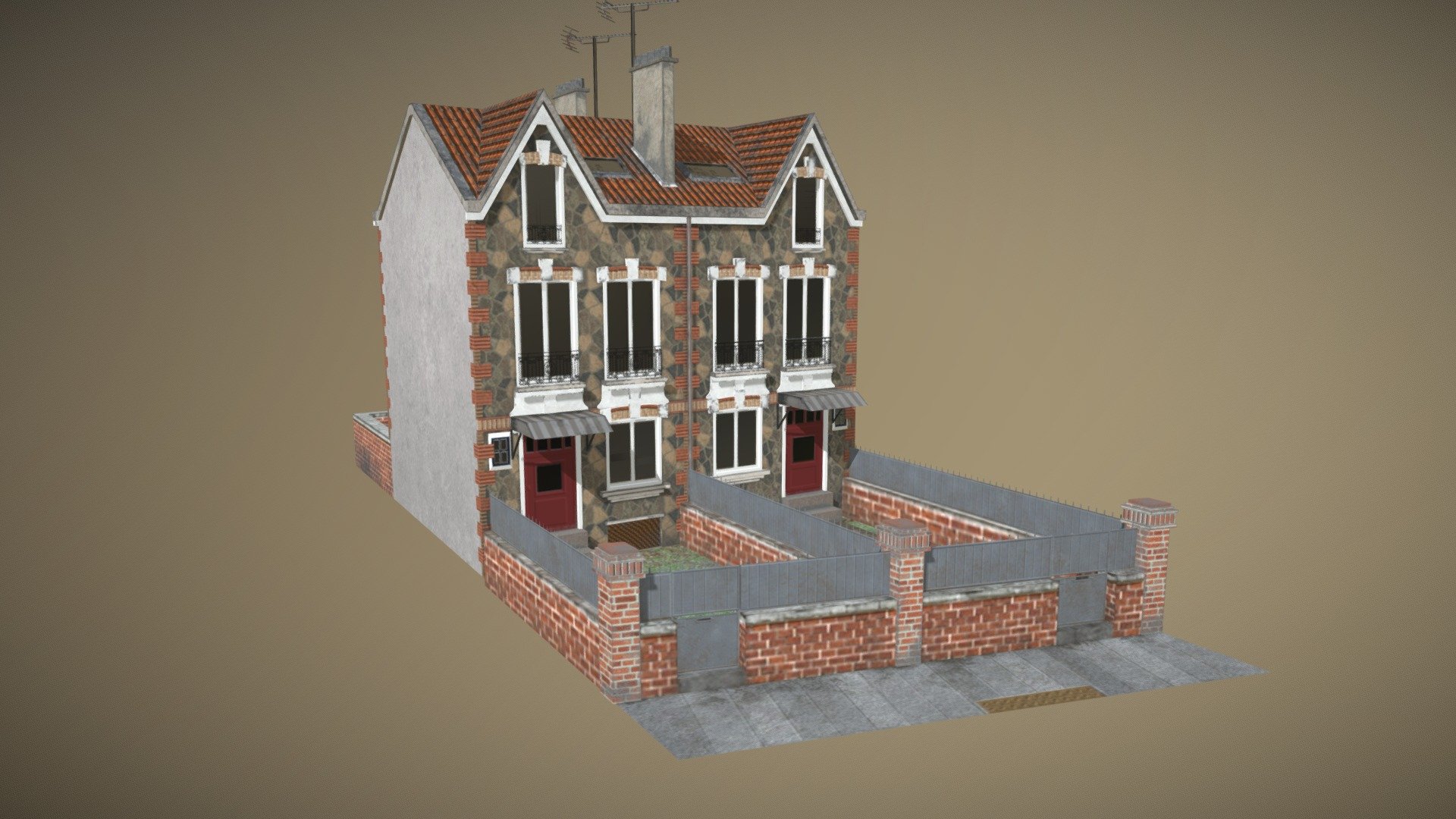 French houses are taken from buildings in the real world.

follow my Artstation Account https://kyyy_ndr.artstation.com/
follow my sktechfab Account sketchfab.com/luckyardrianto27
follow my artwork instagram https://www.instagram.com/laart851/ - french house - 3D model by Kyyy_24 (@luckyardrianto27) 3d model
