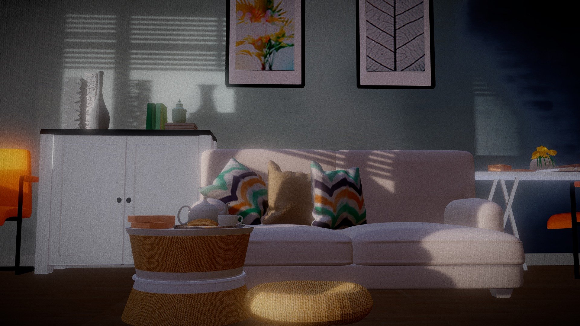 - Living Room 2 Isometric LowPoly - Buy Royalty Free 3D model by Lynda.Tinhinane 3d model