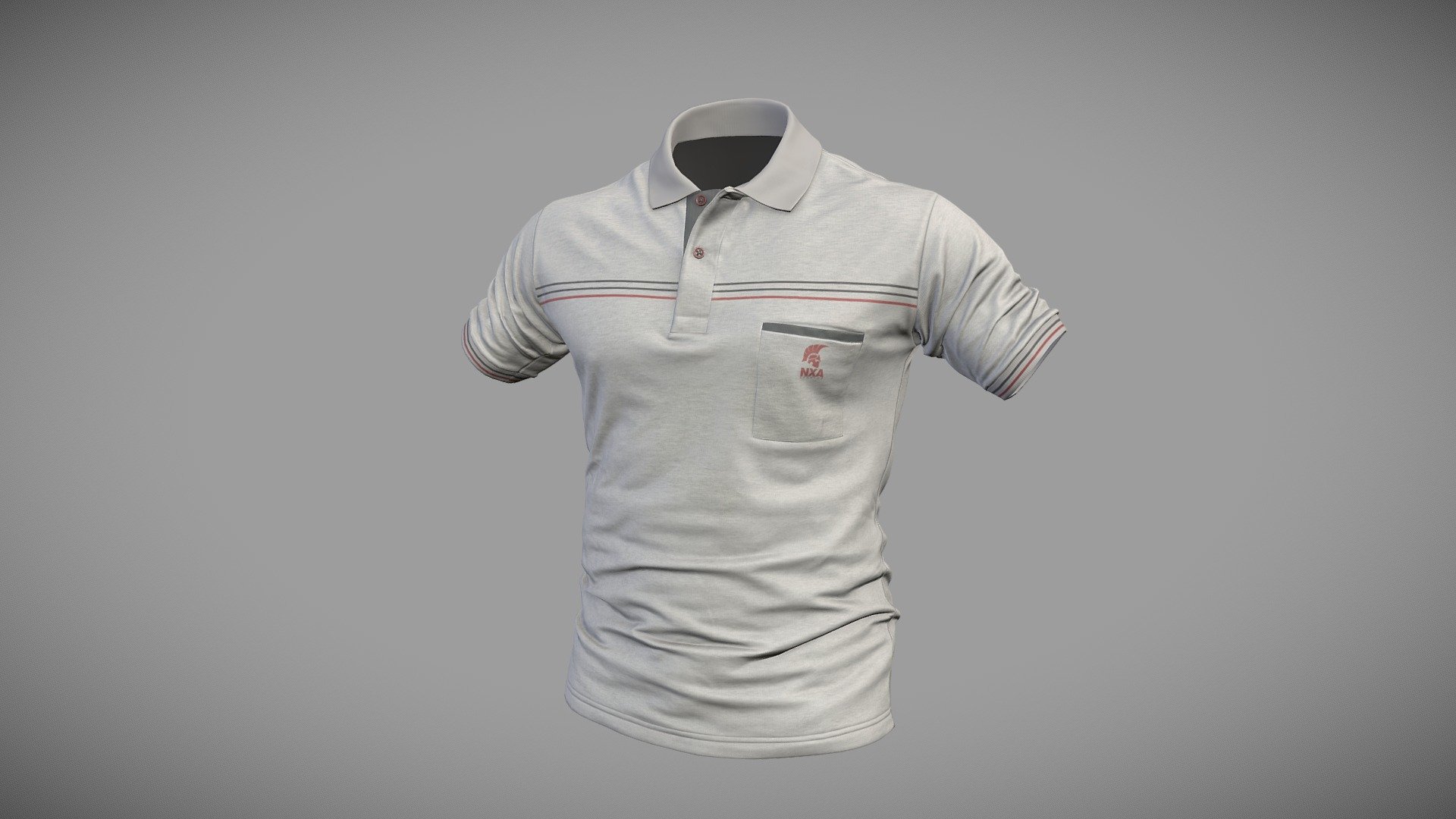 Shirt I made for NXA Studios Argentina's Shirt Challenge, based on a scan provided by them 3d model