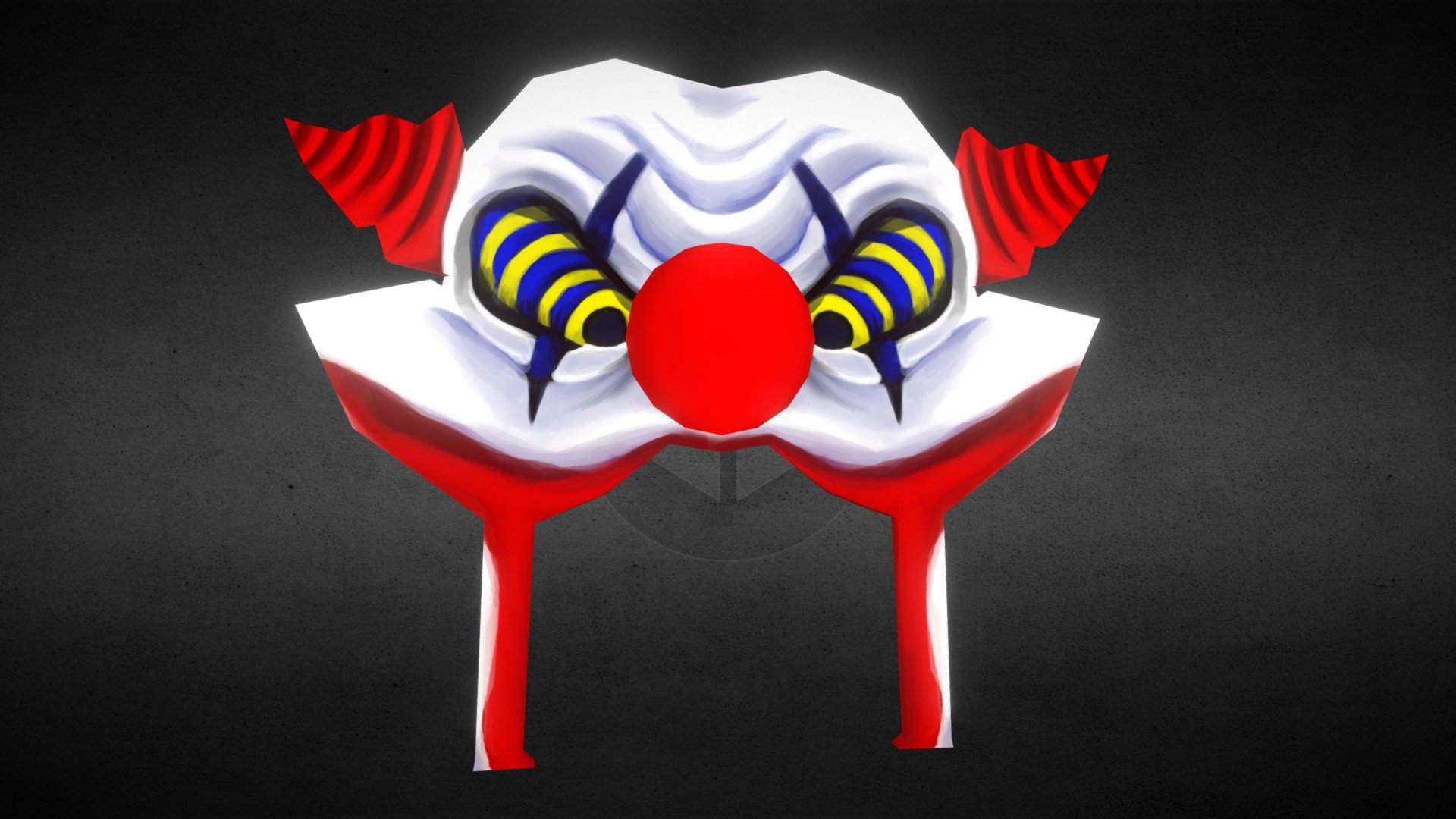 Clown Gate is one of the assets for our school UDK room building project. Model built by Jamie Eng and texture by me :) [ dont mind the back of the clown gate, it wasn't textured properly since it can't be seen from the back ;P] - Clown Gate - 3D model by coolcater96 3d model