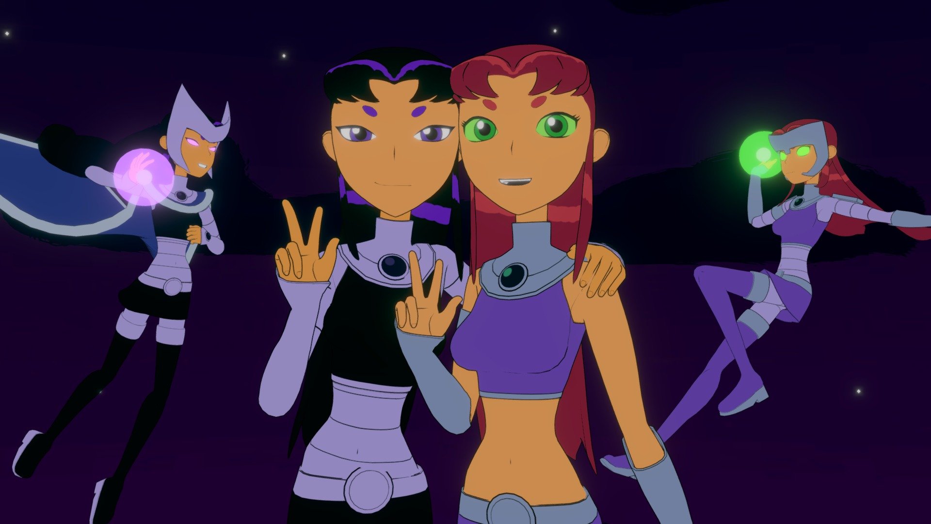 Starfire and Blackfire from the animated TV show Teen Titans! 



This is a 5 month long project that's finally done! Took many hours of work but alas here we are!

 - Teen Titans - Sisters - Buy Royalty Free 3D model by ASideOfChidori 3d model