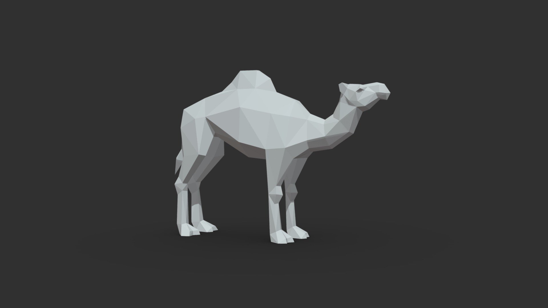Camel low poly - Buy Royalty Free 3D model by borisklimov 3d model