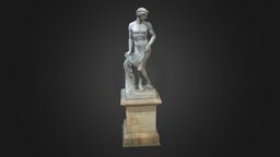 Escultura de Virgo escultura, restauracion, turismo-virtual, restauracion_virtual, 3d, fotometria