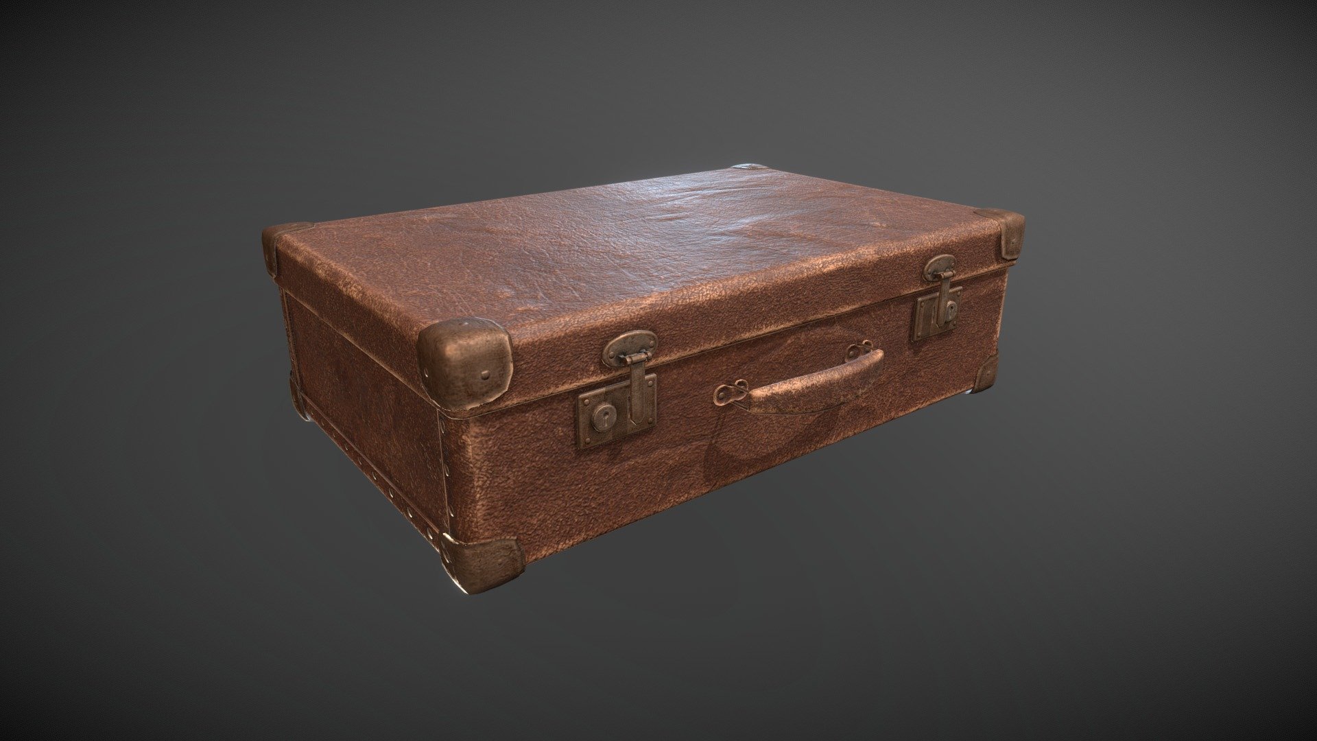 A game ready used suitcase for your 3D environment.

Includes 1K and 2K texture sets (Albedo, Roughness, Metalness, Normal, AO) 3d model