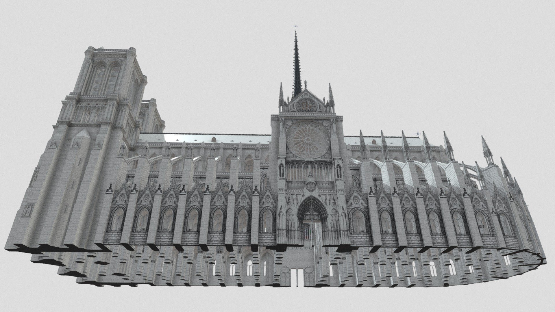 Download will include model in DAE, SKP, and KMZ formats. Email Myles Zhang about reuse.

Learn more about this project

Complete model of Notre-Dame inside and out. Model has been peer reviewed for accuracy by scholars at Columbia University's art history department and at the American Friends of Notre-Dame 3d model