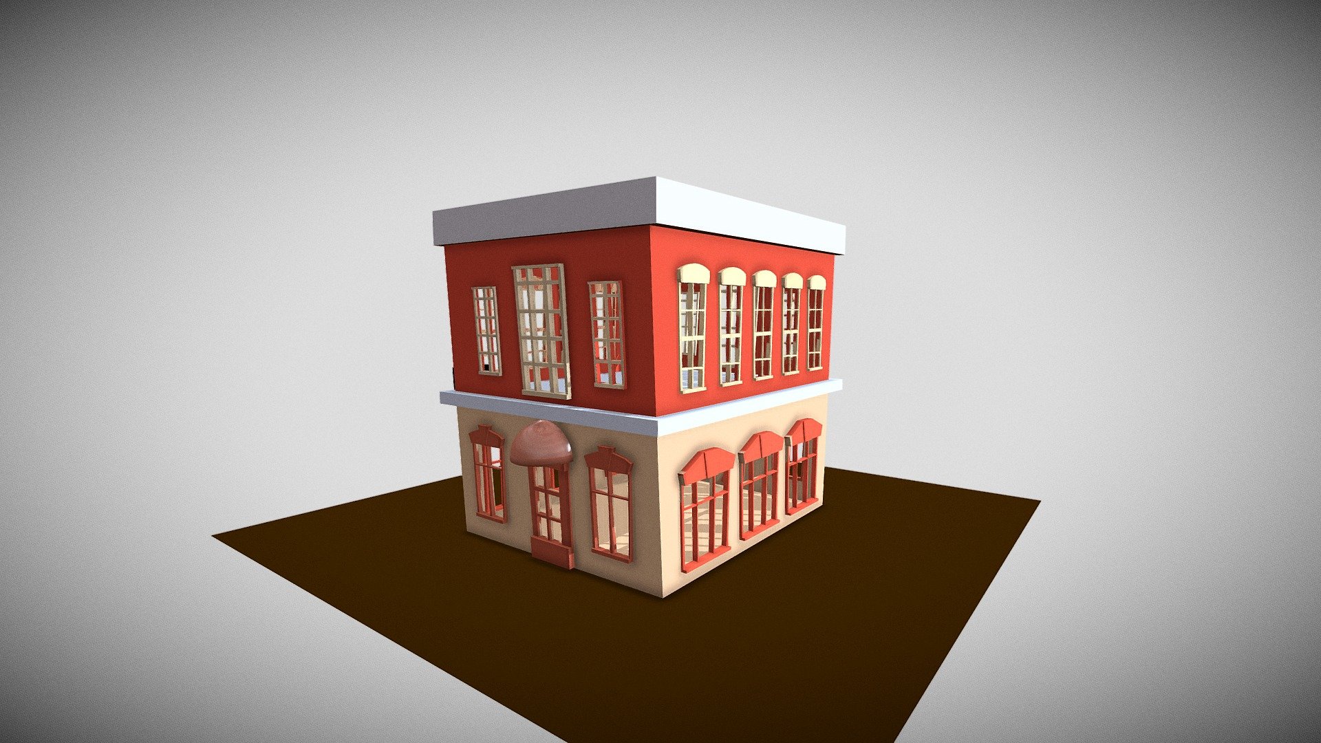 Just for fun&hellip; - Cartoon House 3 - Download Free 3D model by Turkapp (@canturk974) 3d model