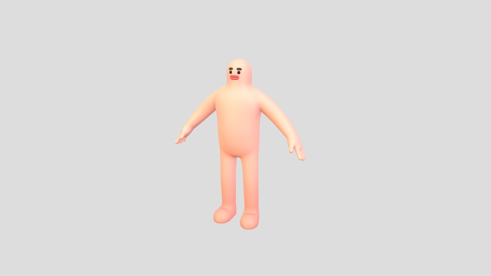 Cartoon Man Character 3d model.      
    


File Format      
 
- 3ds max 2023  
 
- FBX  
 
- OBJ  
    


Clean topology    

No Rig                          

Non-overlapping unwrapped UVs        
 


PNG texture               

2048x2048                


- Base Color                        

- Roughness                         



2,868 polygons                          

2,914 vertexs                          
 - Character219 Cartoon Man - Buy Royalty Free 3D model by BaluCG 3d model