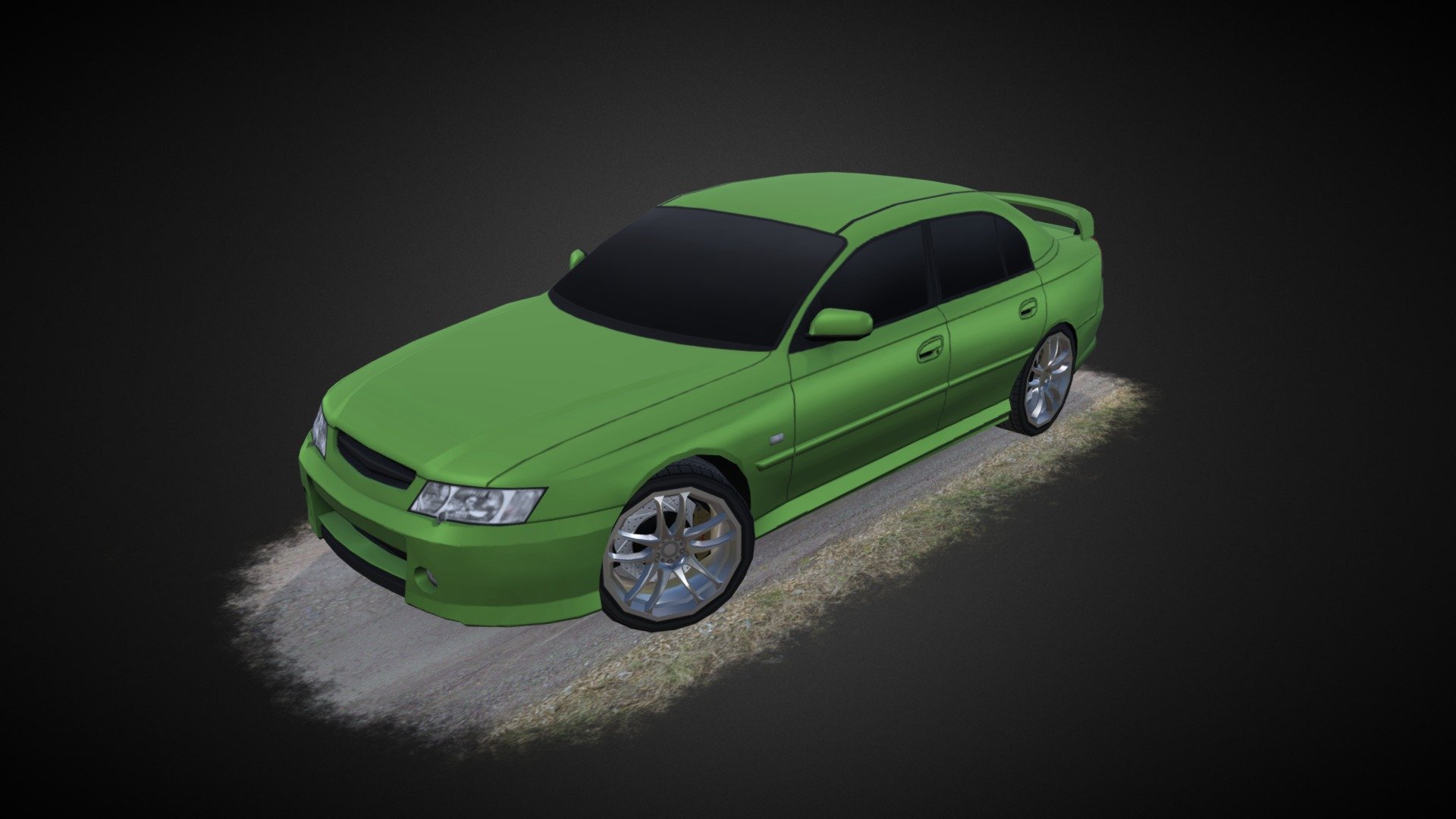 Holden Commodore Vy SS - 3D model by Devsanterr 3d model