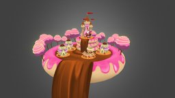 Candy King candy, chocolate, diorama, noel, natal, papai, dioram-candy-candyland-king