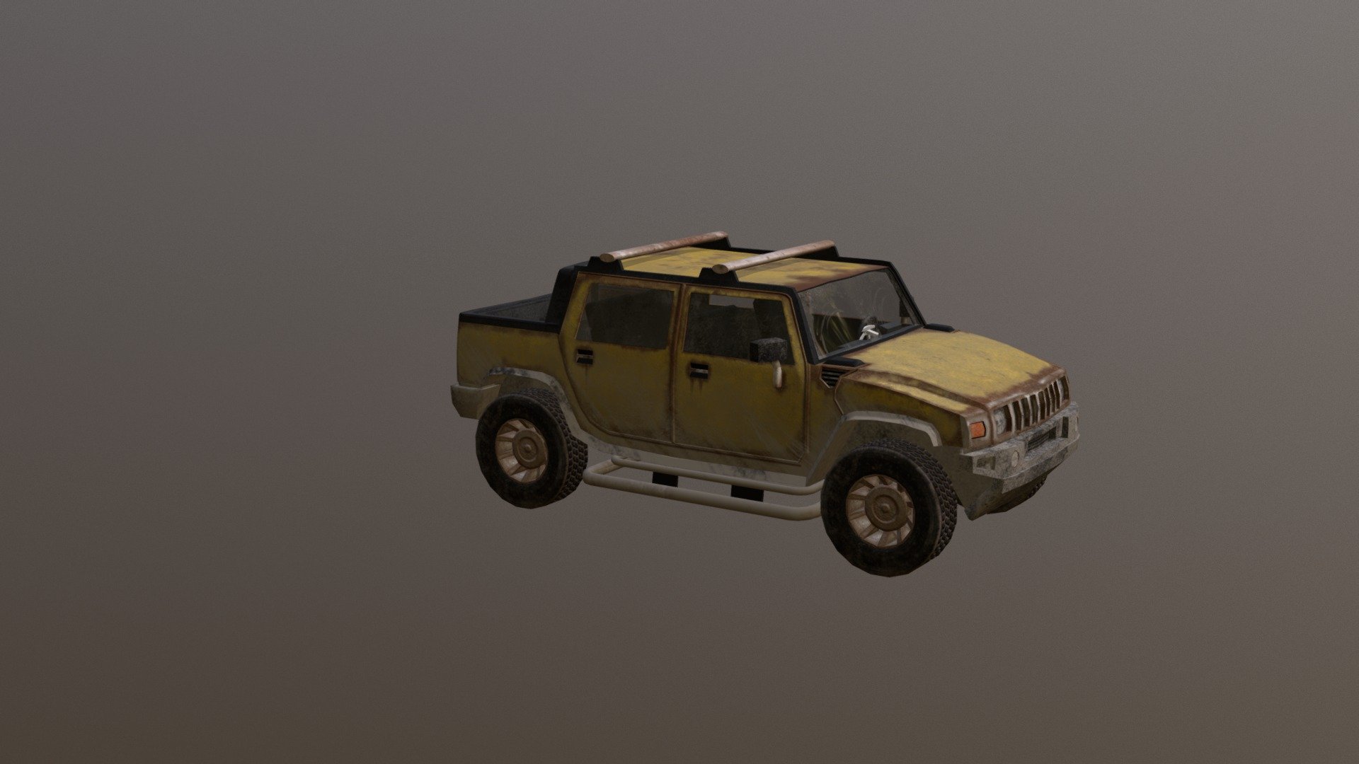 Hummer H3 Sut dirty and grunge.

Maybe ready to ride through some deserts - Veicolo - 3D model by EscapeArt 3d model