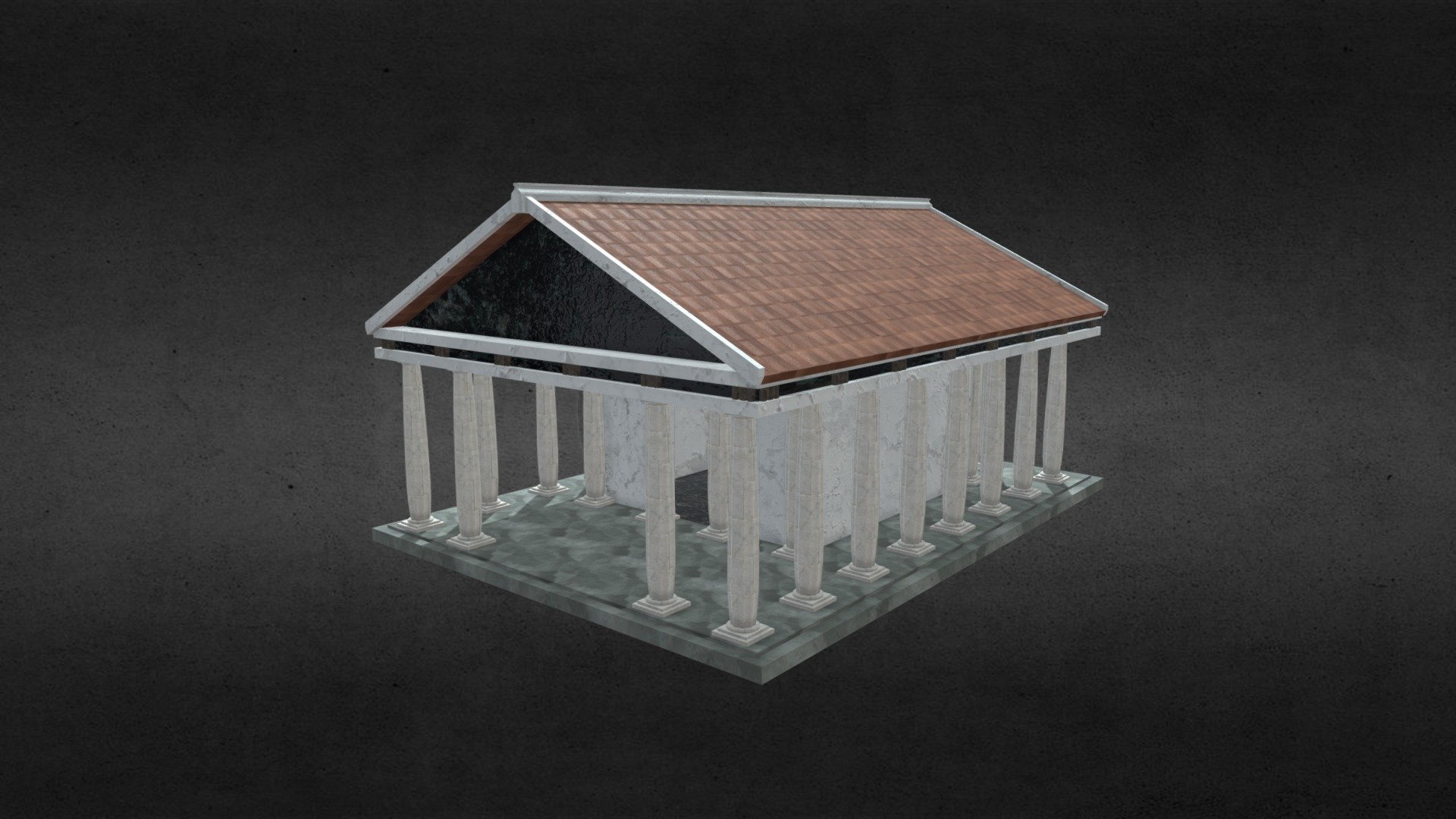 Greek Temple - Greek Temple - Buy Royalty Free 3D model by LucasPresoto 3d model