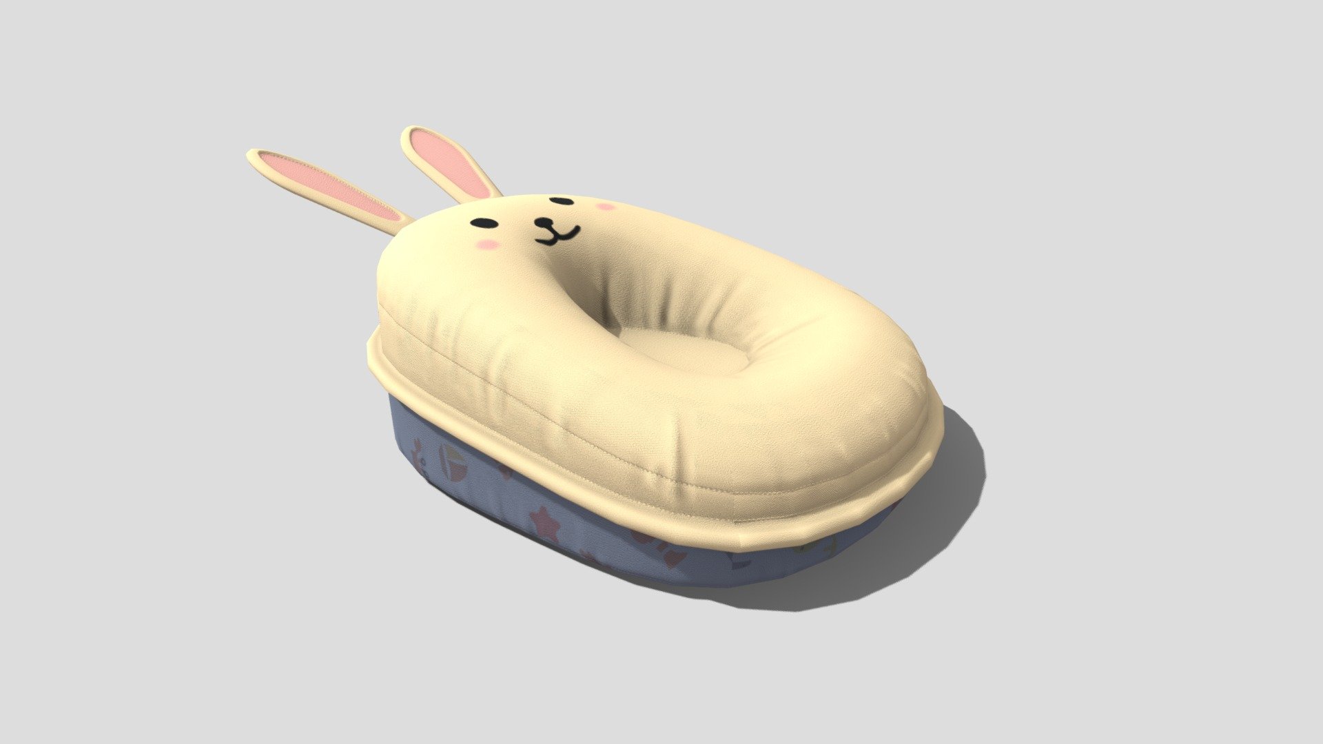 This is a nursing pillow for baby 3d model