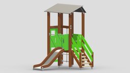 Lappset Activity Tower 08 tower, frame, bench, set, children, child, gym, out, indoor, slide, equipment, collection, play, site, vr, park, ar, exercise, mushrooms, outdoor, climber, playground, training, rubber, activity, carousel, beam, balance, game, 3d, sport, door